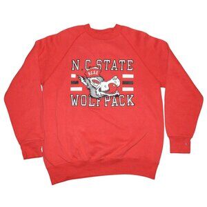 Vinrage 90s North Carolina NC State Wolfpack Crew Neck Soffe Sweatshirt Adult XL